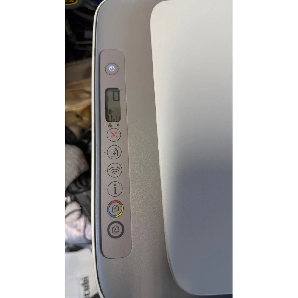 HP DeskJet 2700 All-in-One Wireless Color Inkjet Printer White Grey 7HC67A